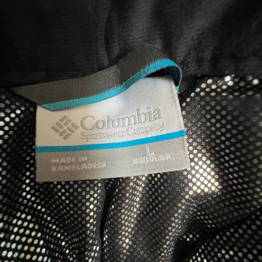 Columbia 36x31 Black Insulated Omni Tech Bugaboo Oh Ski Pants Women’s Sz L - Picture 6 of 13